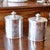 Early 20th Century Small English Silver Plate Tea Caddies, Henry Birks and Sons- A Pair For Sale - Image 5 of 12