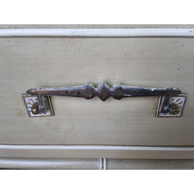 1960s Vintage 1960s Hollywood Regency Henry Link "Bali Hai" Faux Bamboo 6-Drawer Lingerie Chest For Sale - Image 5 of 12