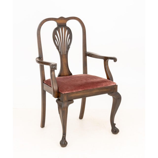 Chippendale Style Mahogany Dining Chairs, 6 For Sale In New York - Image 6 of 18