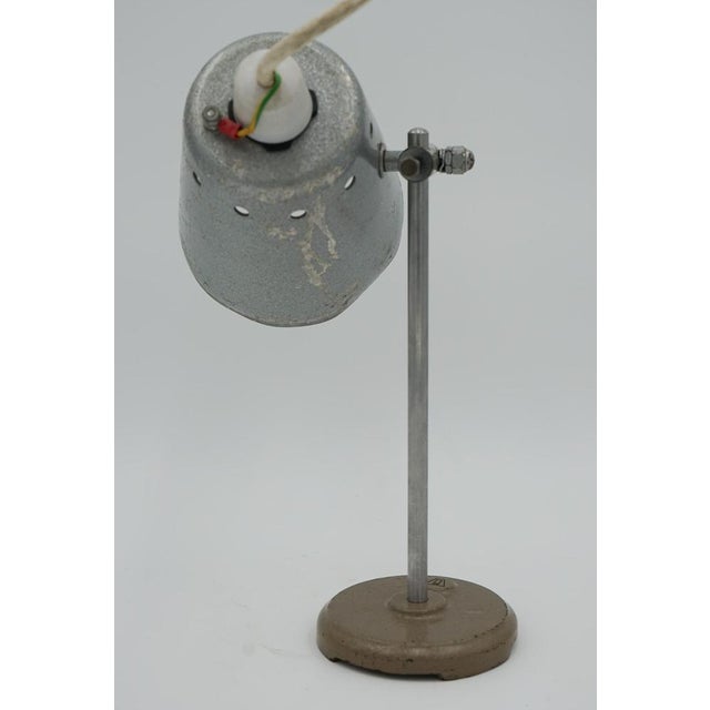 English Laboratory School Table Lamp Adjustable Light 003, 1940s For Sale - Image 5 of 17