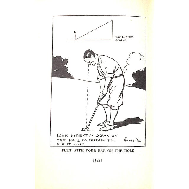 "Pictorial Golf: Practical Instruction for the Beginner, and Valuable Hints for the Star" 1928 Martin, h.b. For Sale - Image 4 of 12