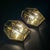 Hexagonal Gold Brass and Crystal Sconces, 1970s, Set of 2 For Sale - Image 6 of 14