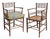 Pair English Aesthetic Movement Faux Bamboo Chairs ,Sussex Style, C1890-1900 For Sale
