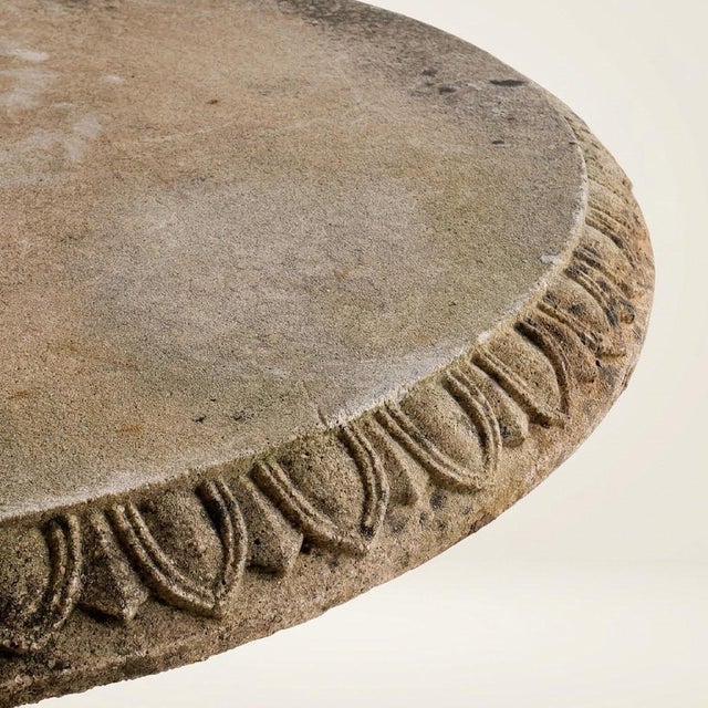 Reconstituted Stone Garden Set, 1970s, Set of 3 For Sale - Image 16 of 18