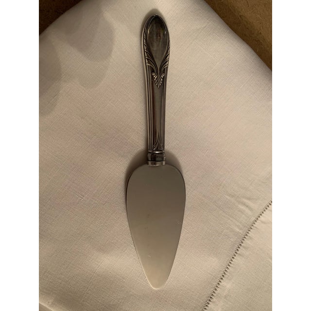 1950s Mid-Century Sterling Cheese Butter Server Knife For Sale - Image 5 of 7