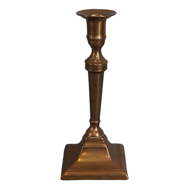 19th Century French Copper Candlestick For Sale