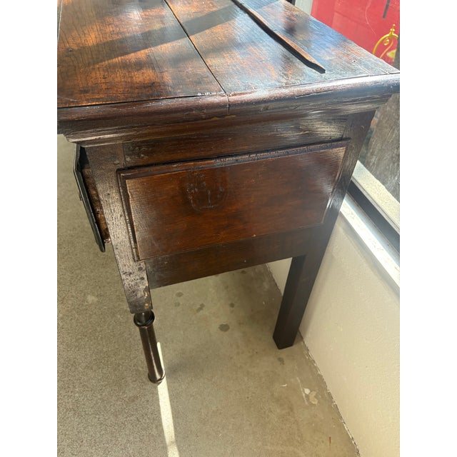 English Oak Dresser Base / Sideboard, 18th Century For Sale - Image 4 of 11