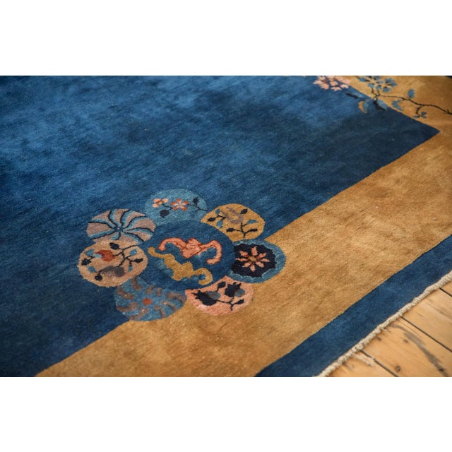 Blue Antique Peking Carpet - 8'11" X 11'6" For Sale - Image 8 of 12