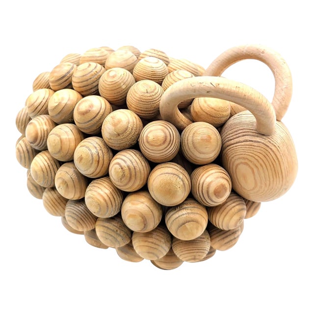 1970s Kaija Aarikka Pohjanpässi Pine Wood Ram Figurine For Sale