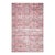 1970s Vintage Turkish Handmade Wool Cotton Pink Area Rug For Sale