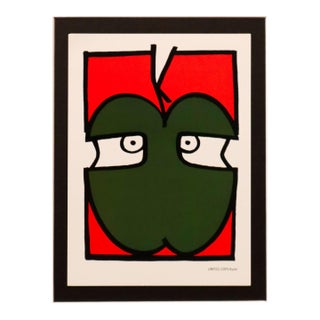 2002 Canadian Exhibition Postcard, "Un Cop-3" From 1997 Canadian Political Poster, Vittorio Fiorucci For Sale