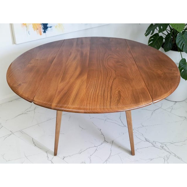 Ercol Mid-Century Modern Blonde Plank Dining Table in Elm by Lucian Ercolani for Ercol, 1960s For Sale - Image 4 of 18