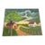 1990s Farmhouse and Barn Countryside Landscape Painting on Canvas For Sale