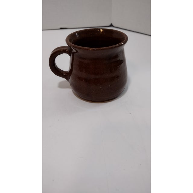 "Cleater Meaders 74" Brown Glazed Mug For Sale In Tampa - Image 6 of 9