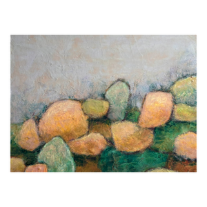 "Is It Even Real" Original Mixed-Media Abstract on Panel by Zac Woodiel