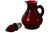 Mid-Century Modern Red Ruby Glass Cruet Pitcher For Sale - Image 3 of 4