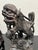 Chinese Mid 20th Century Pair of Intricately Carved Wooden Foo Dogs For Sale - Image 3 of 14