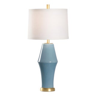 St Michael Lamp - Light Blue For Sale