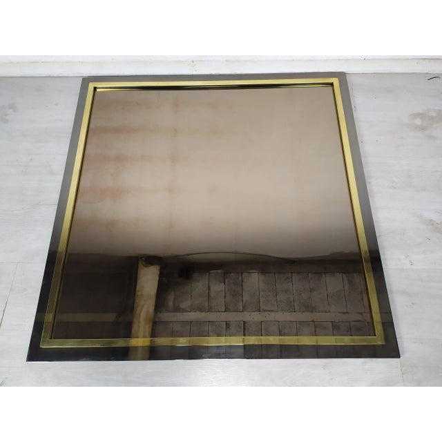 1970s Vintage Brass Mirror, 1970s For Sale - Image 5 of 15