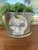 1970s Handmade PNW Wheel-Thrown Signed Planter With Dish. For Sale - Image 5 of 10