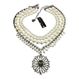 Example of Abstract Bib Necklaces