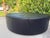 Poltrona Frau Cubo D120 Black Pelle Leather Round Ottoman on Casters For Sale - Image 9 of 12