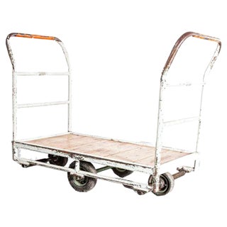 French Industrial Trolley from Tricotage Marmoutier, France, 1950s For Sale