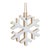 Kenneth Ludwig Chicago Wood Snowflake Ornament (Set of 12) For Sale - Image 4 of 5