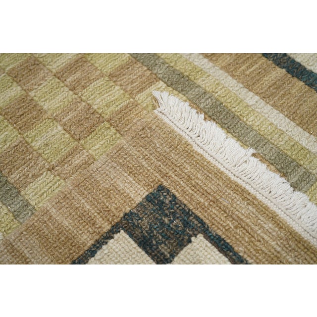 Turkish Sumak Flat Weave Wool Rug 8'0" X 10'0" For Sale - Image 9 of 10