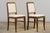French Art Deco Maple Accent Side Chairs in Cream Boucle - A Pair For Sale - Image 13 of 18
