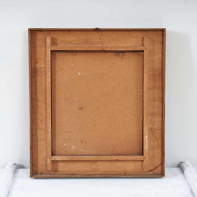 Portrait, 1964, Oil on Panel, Framed For Sale - Image 7 of 8