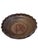 Vintage Hand-Thrown Stoneware Art Bowl – Scalloped Edge Zen Enso Swirl Signed For Sale - Image 4 of 6
