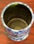 Studio Pottery Blue Glazed Utensil Holder, Signed For Sale - Image 6 of 8