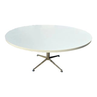 Chrome Oval Round Table For Sale