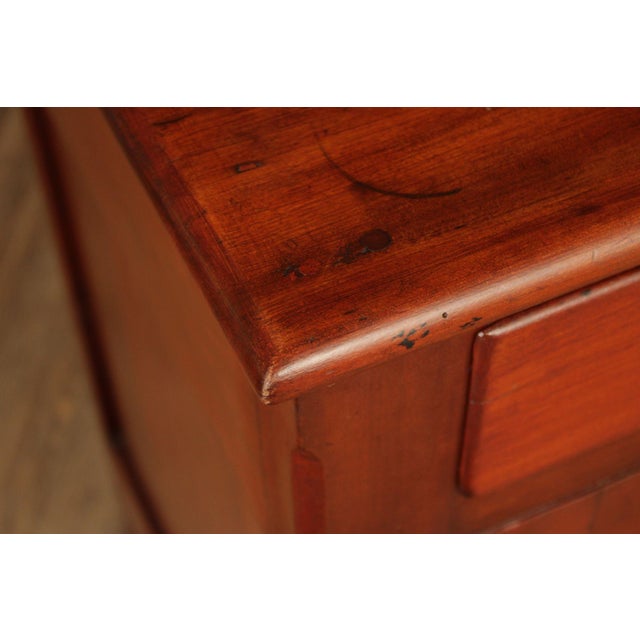 Antique American Cherry Dutch Cupboard Two Piece Hutch Cabinet For Sale - Image 11 of 18