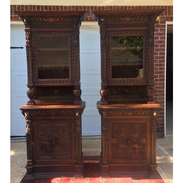 Antique Carved China a Pair Chairish