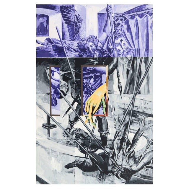 Tadanori Yokoo, Saint Michael - Success Through Aspiration, Large Serigraph For Sale - Image 6 of 6