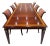 Vintage Kindel "National Trust" Mahogany Extention Banquet Dining Room Table For Sale