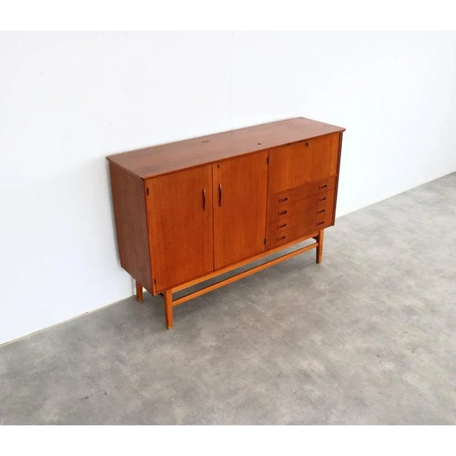 Mid-Century Modern Vintage Swedish Highboard, 1960s For Sale - Image 3 of 12