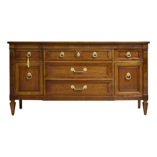 Mid Century Transitional Credenza by Thomasville For Sale