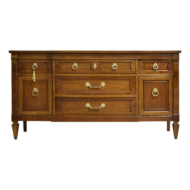 Mid Century Transitional Credenza by Thomasville For Sale
