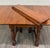 Vintage Early American Colonial Revival Willam & Mary Style Walnut Dining Table For Sale - Image 14 of 14