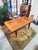 Oak and Cherry Wood Dining table. Extensible without extensión units, see pics. Excellent condition.