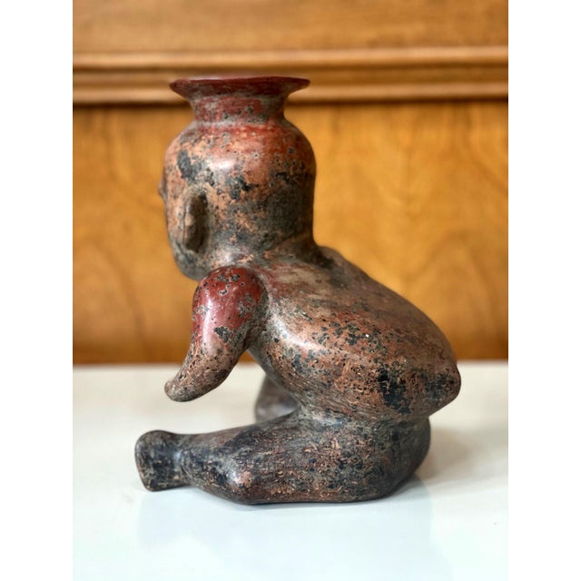 Ceramic Pre-Columbian Colima Hunchback Figure Vessel For Sale In Atlanta - Image 6 of 12