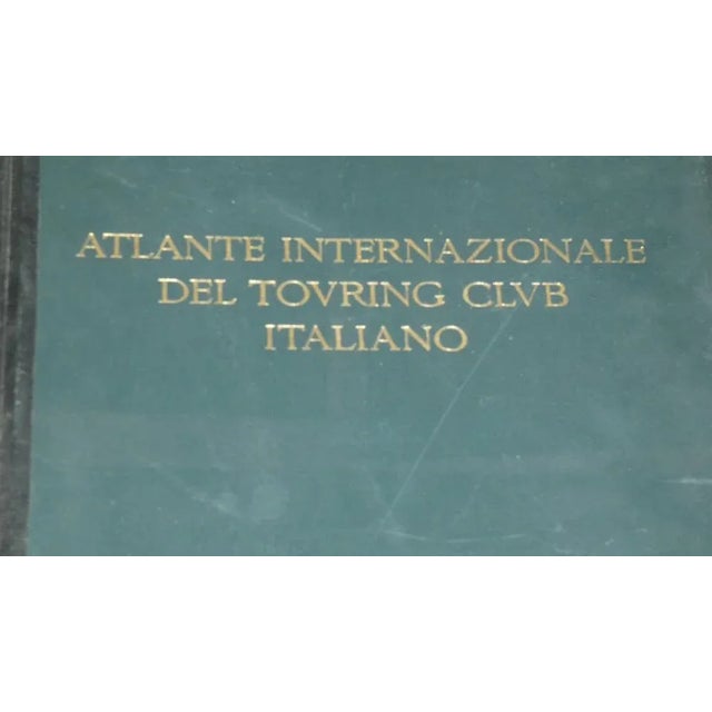 Bond Opera Cartographic, International Atlas of the Italian Touring Club with Dedication by Benito Mussolini, Italy 1927, Set of 9 For Sale - Image 3 of 18