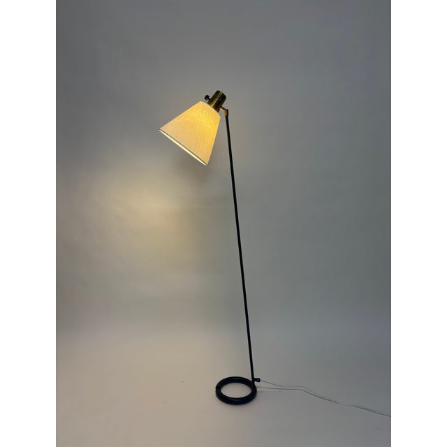 Modernist Floor Lamp Model 560 by Hans Bergström for Atelje Lyktan, 1950s. This piece has an attribution mark, I am sure...
