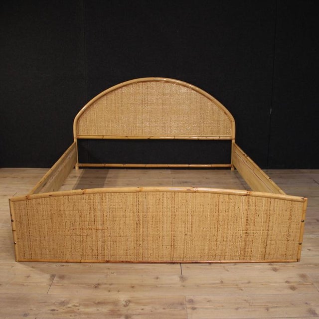 Vintage Italian Double Bed, 1980 For Sale - Image 4 of 13