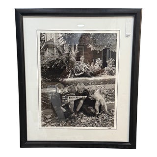 An American Block, Hamilton, Ohio, 1943 Signed by Alfred Eisenstaedt For Sale