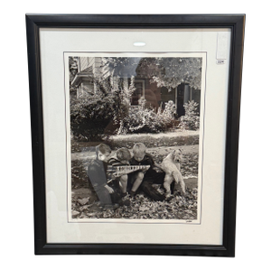 An American Block, Hamilton, Ohio, 1943 Signed by Alfred Eisenstaedt