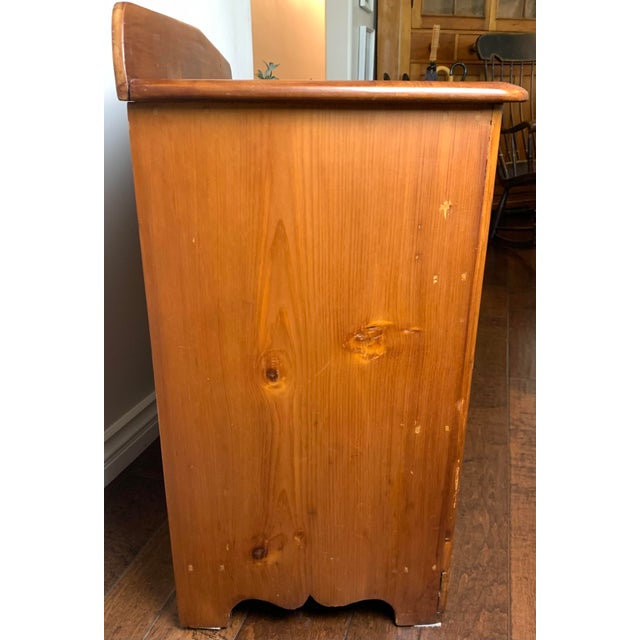 Wood Mid 19th Century Canadian Pine 3 Drawer Dresser For Sale - Image 7 of 14